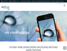 Tablet Screenshot of inblue.com.au